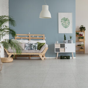 Stoneware Terrazzo Indoor Pavers | Ice Snow