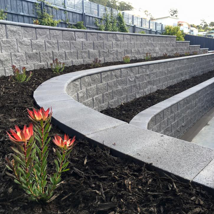 Rockface Block Retaining Wall Blocks Adelaide